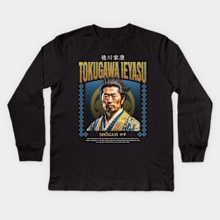 Tokugawa Ieyasu Kids Long Sleeve T-Shirt